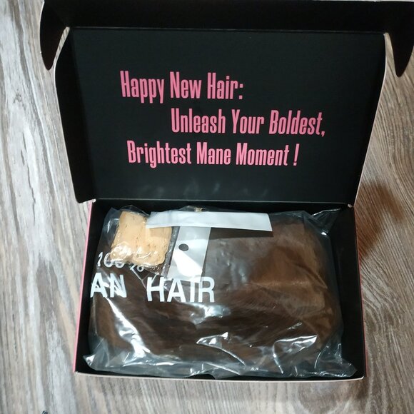 Real Human Hair Topper for Thinning Hair, Chocolate Brown, 16", 6x7" Base - Picture 9 of 10